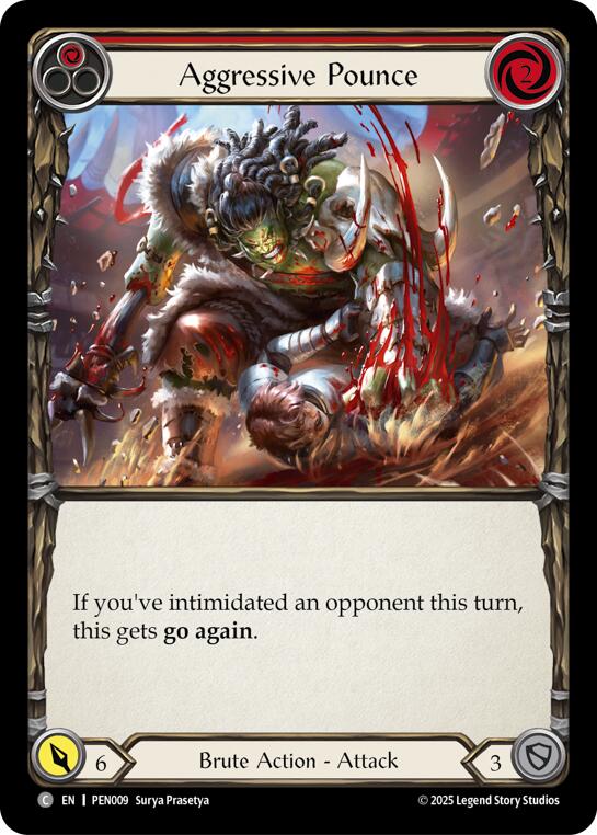 Aggressive Pounce (Red)