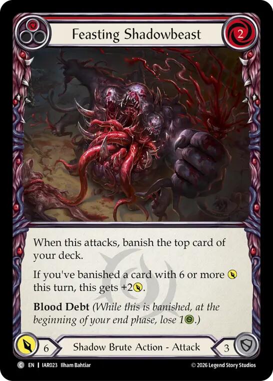 Feasting Shadowbeast (Red)