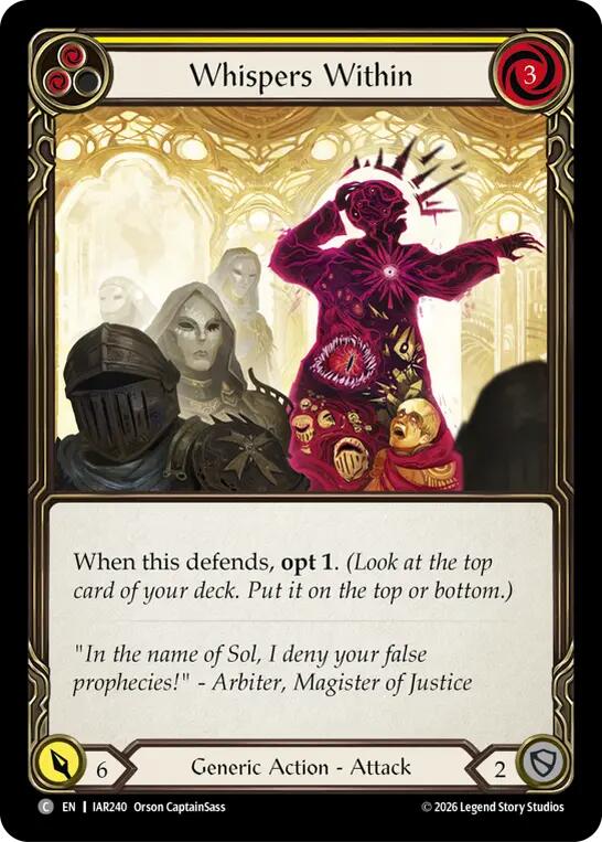 Whispers Within (Yellow)