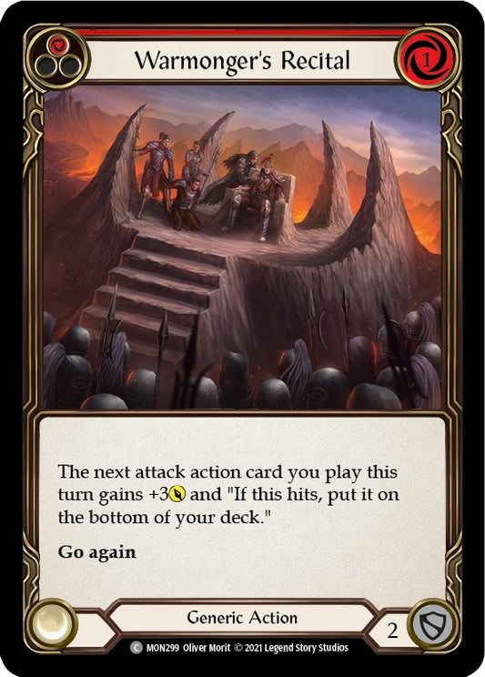 Warmonger's Recital (Red) [MON - MON299]