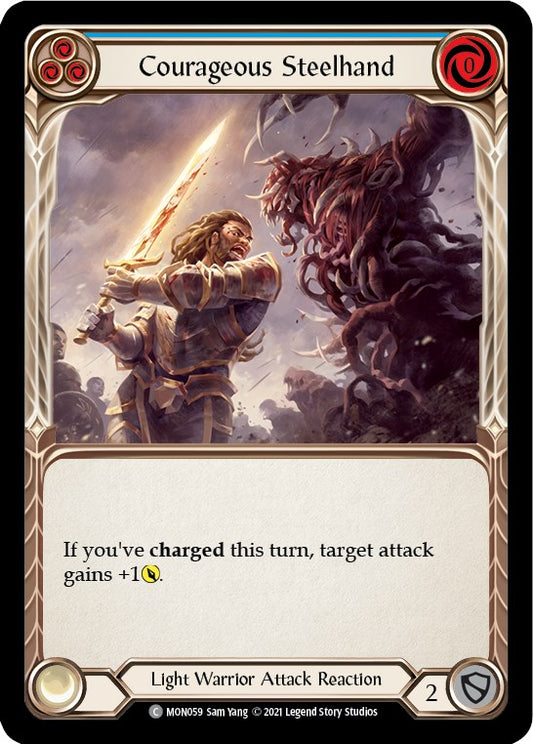 Courageous Steelhand (Blue) [MON - MON059]