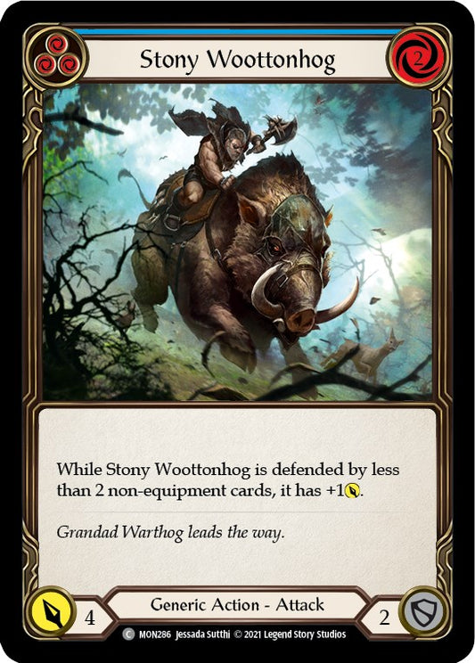 Stony Woottonhog (Blue) [MON - MON286]