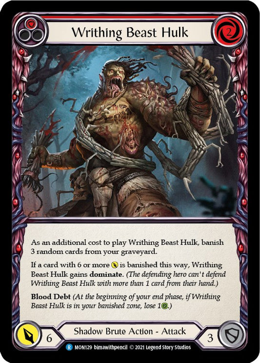 Writhing Beast Hulk (Red) [MON - MON129]