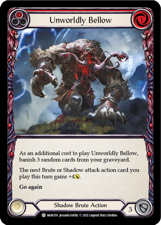 Unworldly Bellow (Red) [MON - MON150]
