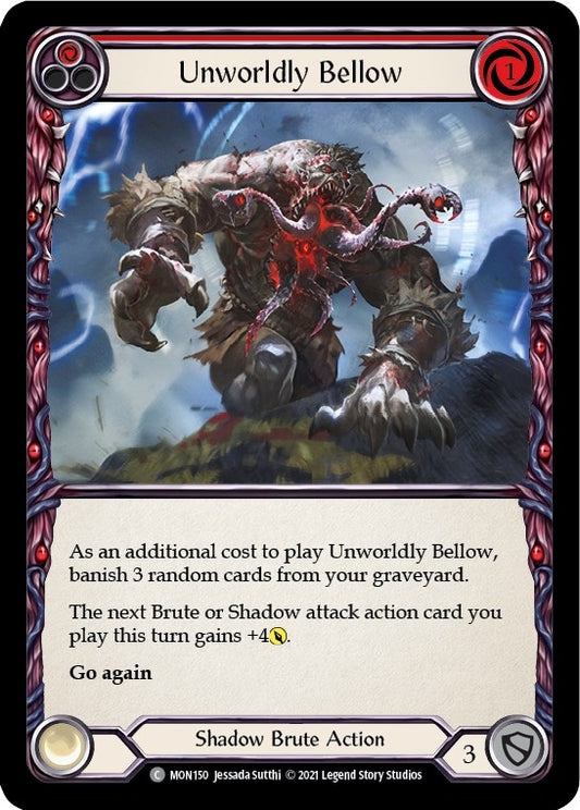 Unworldly Bellow (Red) [MON - MON150]