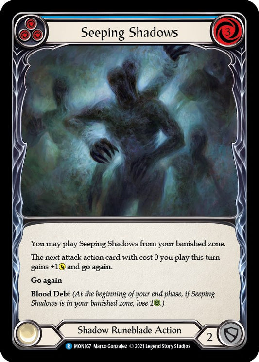 Seeping Shadows (Blue)