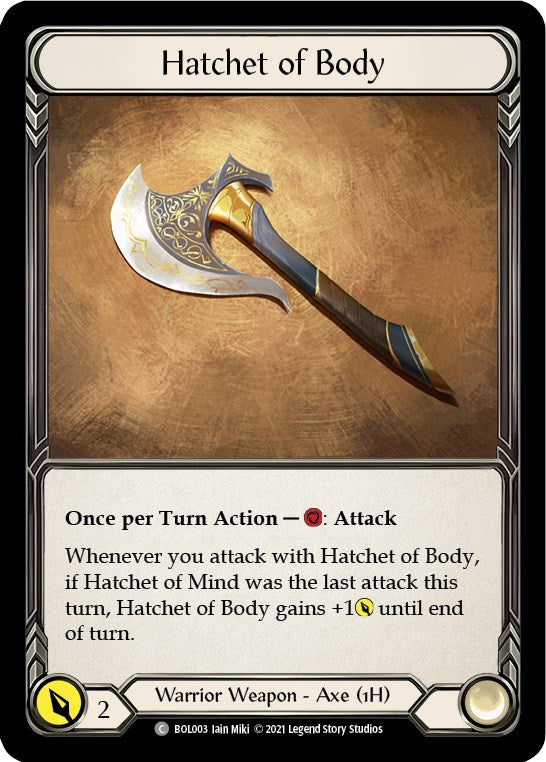 Hatchet of Body [BOL - BOL003]