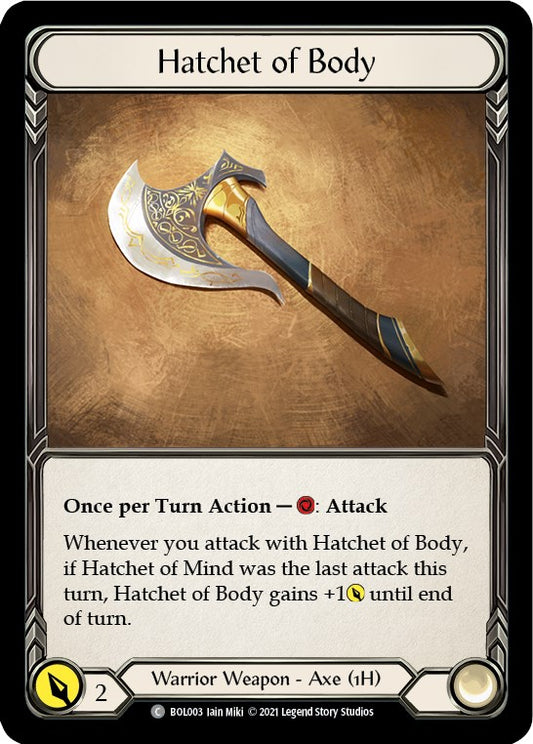 Hatchet of Body [BOL - BOL003]