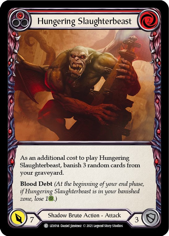 Hungering Slaughterbeast (Red) [LEV - LEV014]