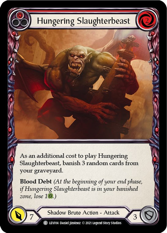 Hungering Slaughterbeast (Red) [LEV - LEV014]