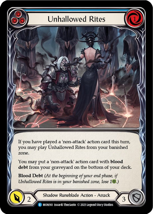 Unhallowed Rites (Blue) [MON - MON161]