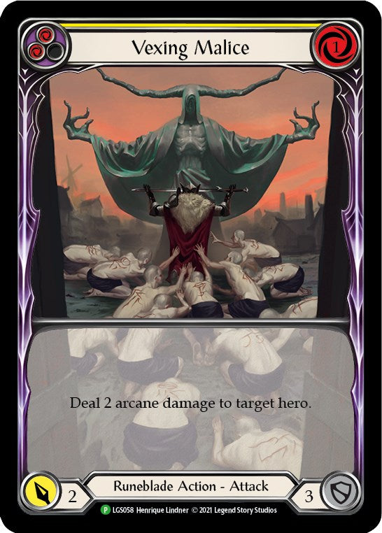 Vexing Malice (Yellow) (Extended Art) - LGS058 [PR - LGS058]