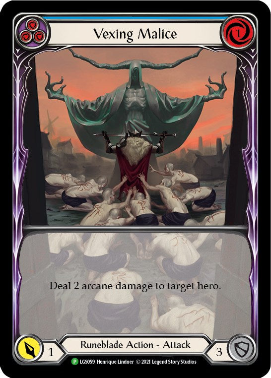 Vexing Malice (Blue) (Extended Art) - LGS059 [PR - LGS059]