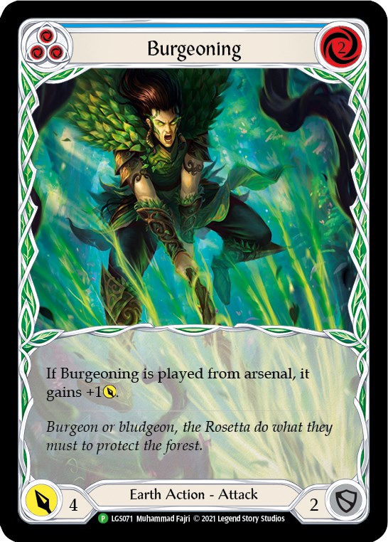 Burgeoning (Blue) - LGS071
