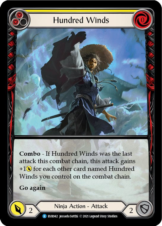 Hundred Winds (Yellow) (Extended Art) [EVR - EVR042]