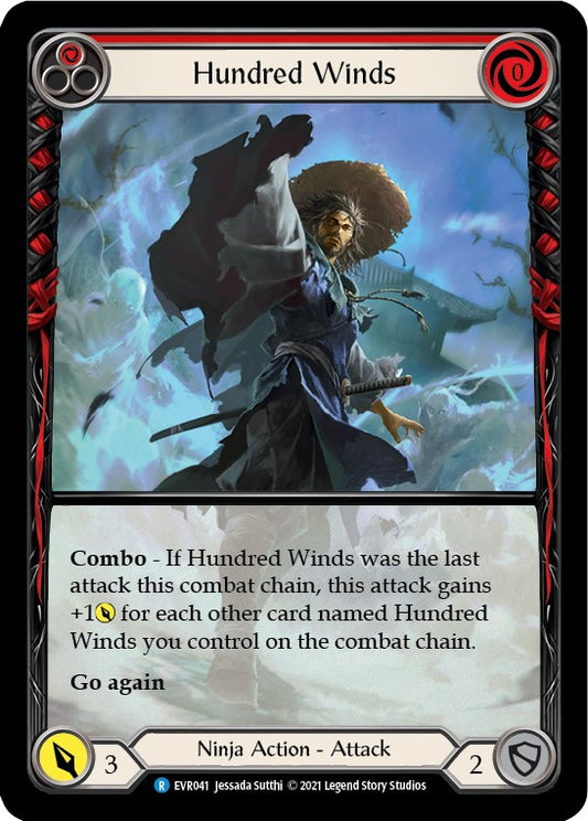 Hundred Winds (Red) (Extended Art) [EVR - EVR041]