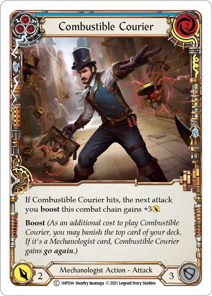 Combustible Courier (Blue) [1HP - 1HP204]