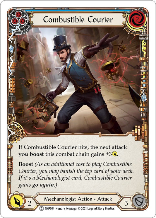 Combustible Courier (Blue) [1HP - 1HP204]