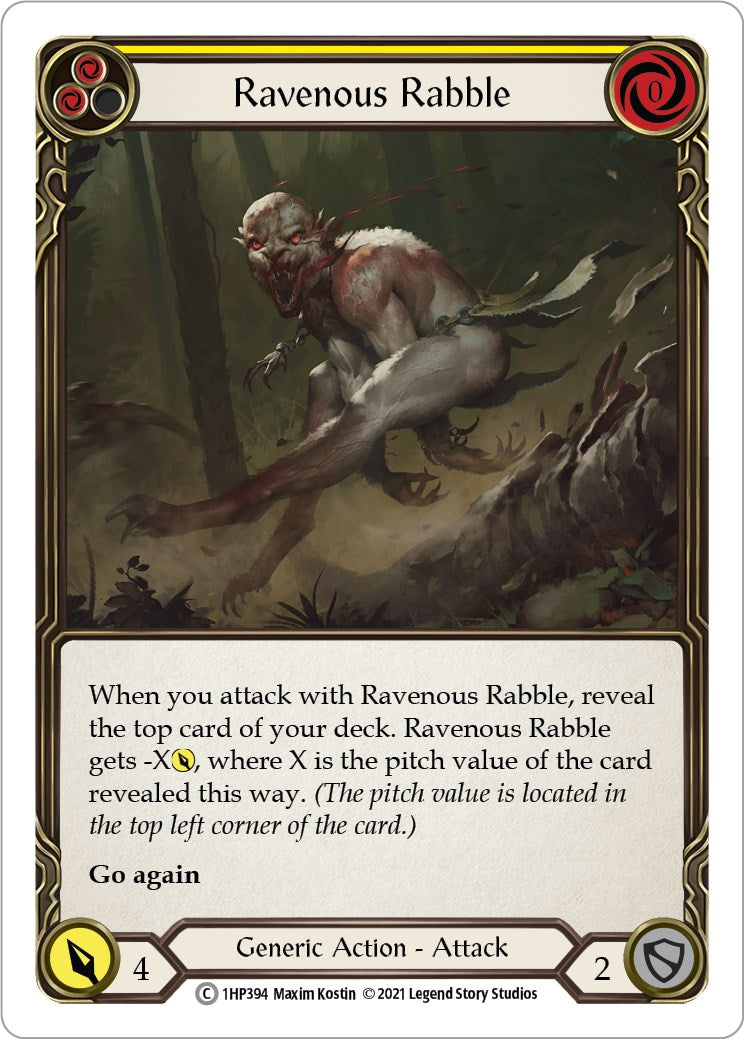 Ravenous Rabble (Yellow) [1HP - 1HP394]