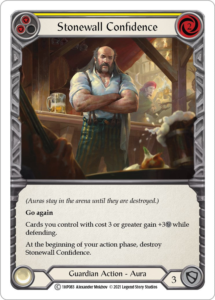 Stonewall Confidence (Yellow) [1HP - 1HP083]