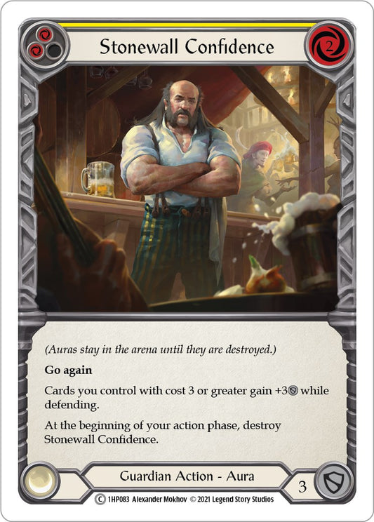 Stonewall Confidence (Yellow) [1HP - 1HP083]