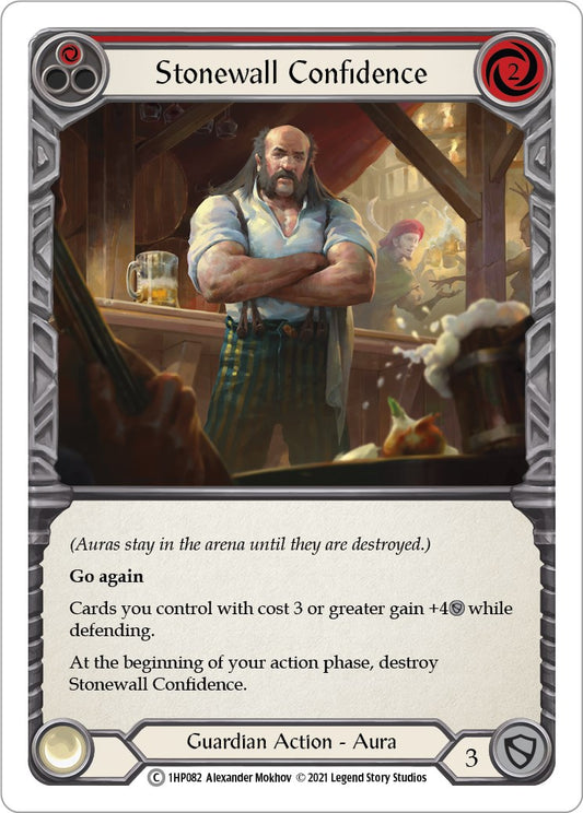 Stonewall Confidence (Red) [1HP - 1HP082]