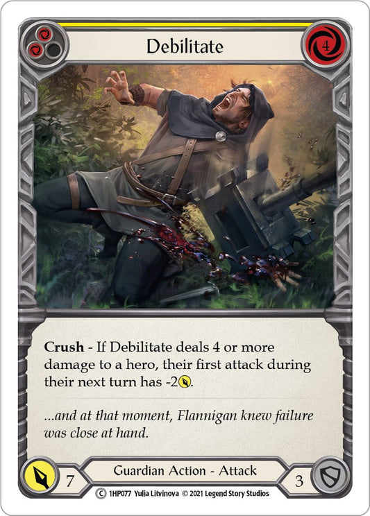 Debilitate (Yellow) [1HP - 1HP077]