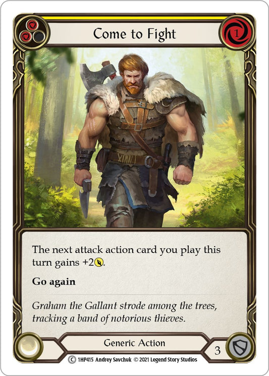 Come to Fight (Yellow) [1HP - 1HP415]