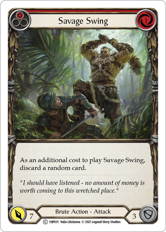 Savage Swing (Red) [1HP - 1HP031]