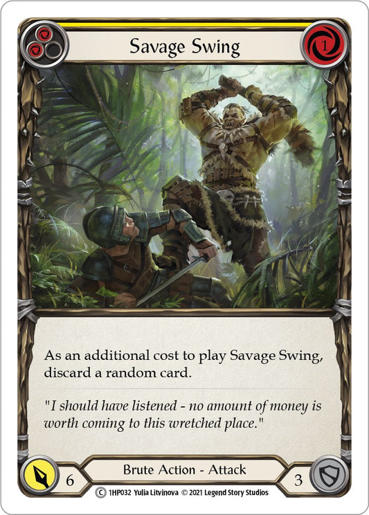 Savage Swing (Yellow) [1HP - 1HP032]