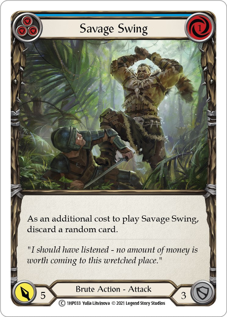 Savage Swing (Blue) [1HP - 1HP033]
