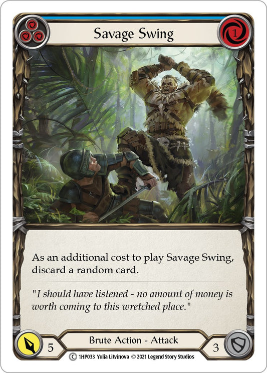 Savage Swing (Blue) [1HP - 1HP033]