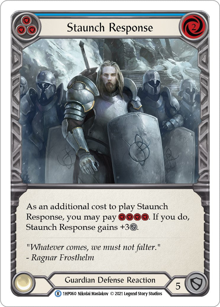 Staunch Response (Blue) [1HP - 1HP060]