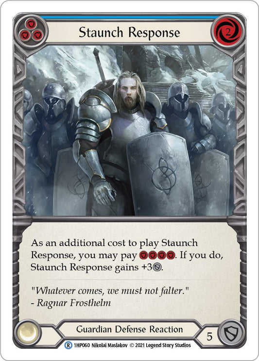Staunch Response (Blue) [1HP - 1HP060]