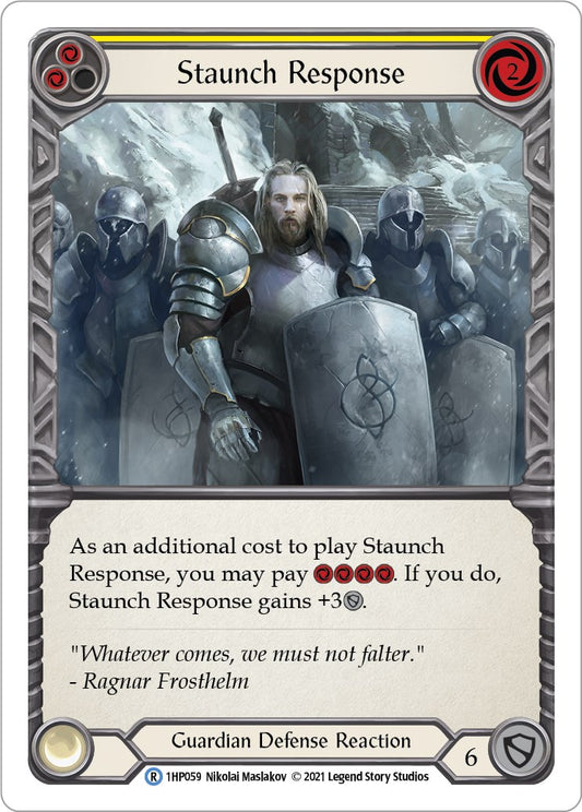 Staunch Response (Yellow) [1HP - 1HP059]