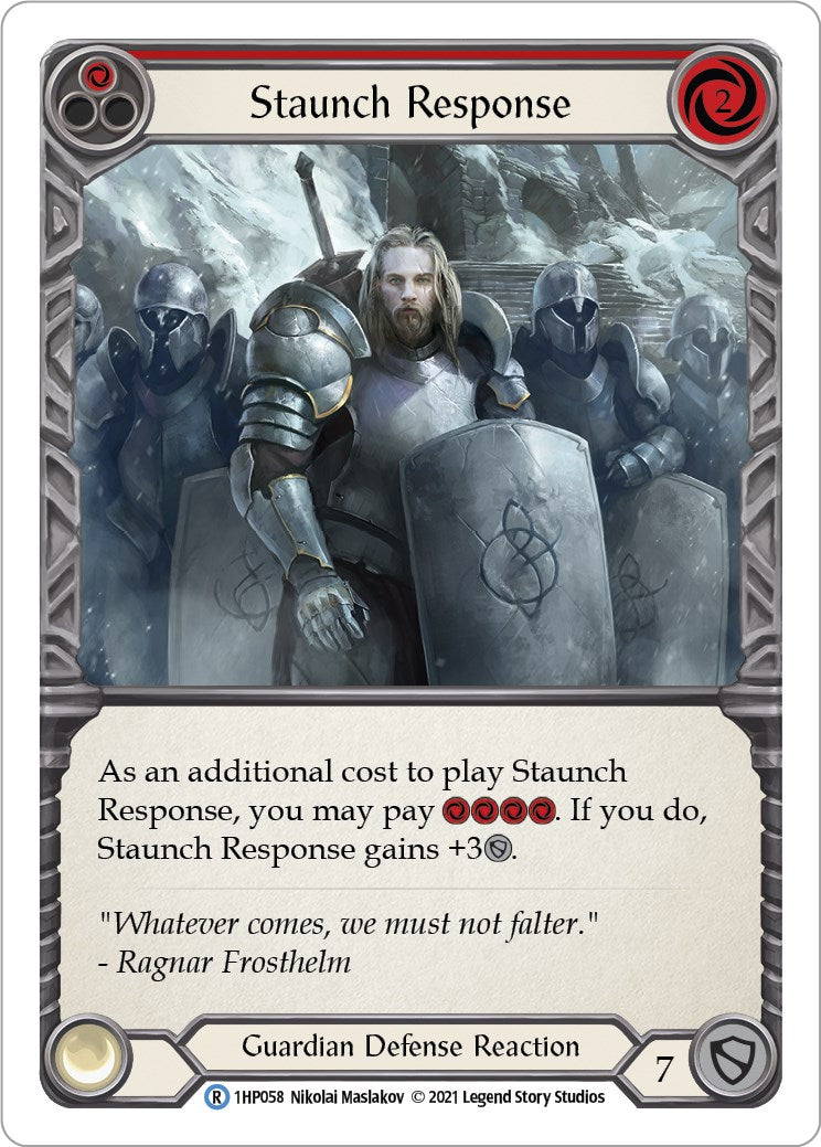 Staunch Response (Red) [1HP - 1HP058]