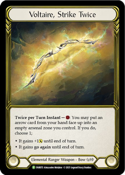 Voltaire, Strike Twice (Golden) - FAB075