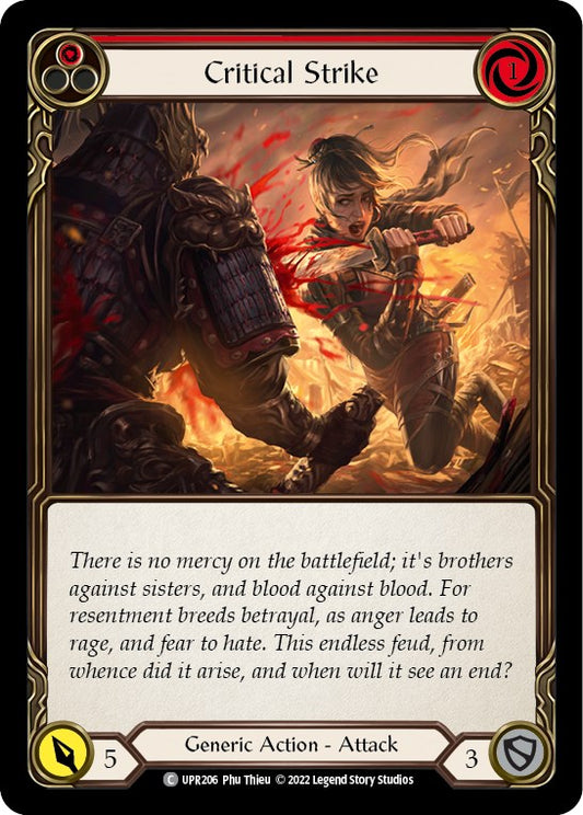 Critical Strike (Red) [UPR - UPR206]