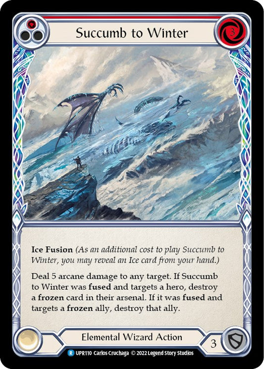 Succumb to Winter (Red) [UPR - UPR110]