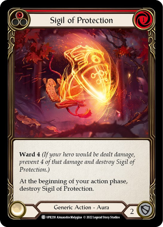 Sigil of Protection (Red) [UPR - UPR218]