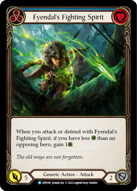 Fyendal's Fighting Spirit (Blue) [UPR - UPR196]