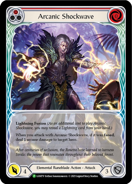 Arcanic Shockwave (Red) (Extended Art) - LGS079 [PR - LGS079]