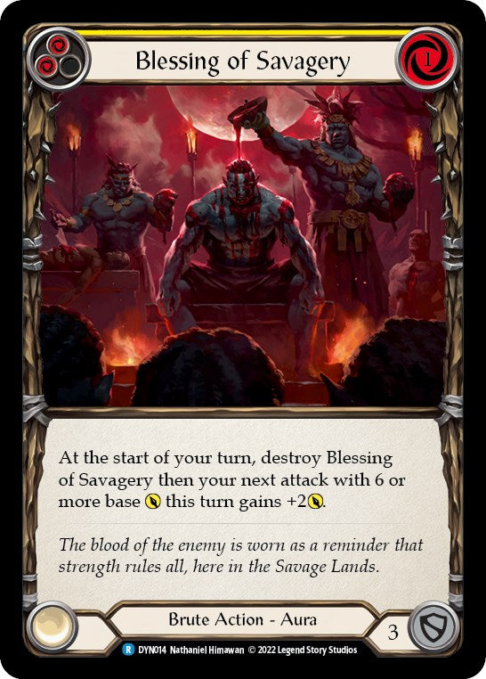 Blessing of Savagery (Yellow) [DYN - DYN014]