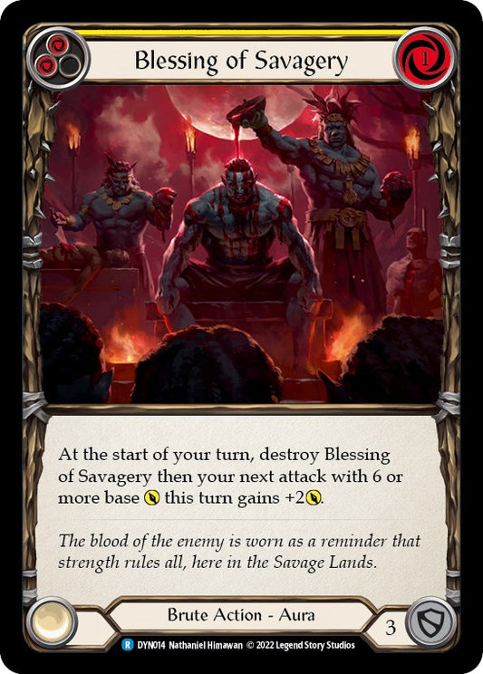 Blessing of Savagery (Yellow) [DYN - DYN014]