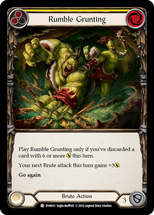 Rumble Grunting (Yellow) [DYN - DYN023]