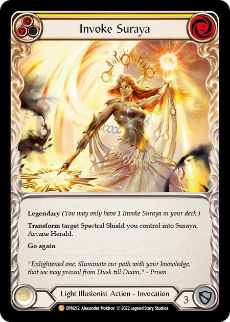 Invoke Suraya // Suraya, Archangel of Knowledge (Back)