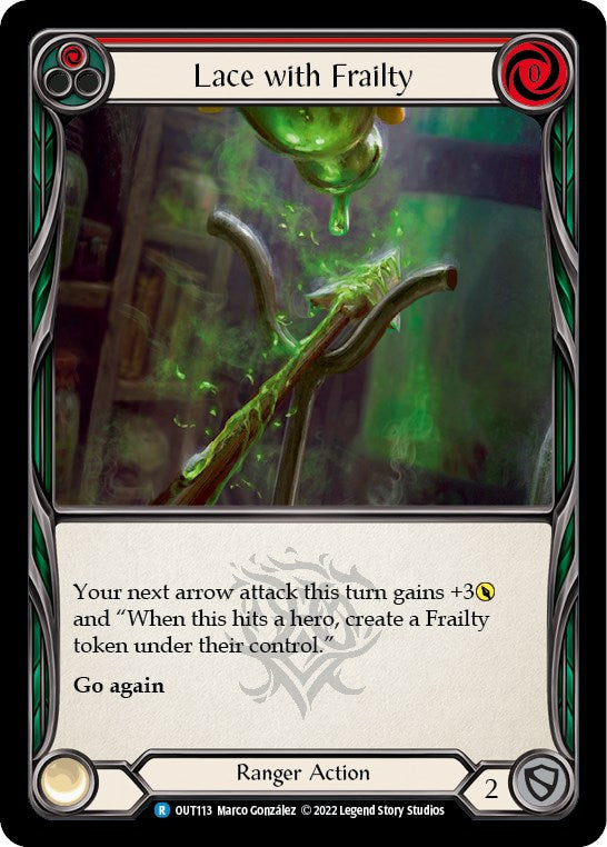 Lace with Frailty (Red) [OUT - OUT113]