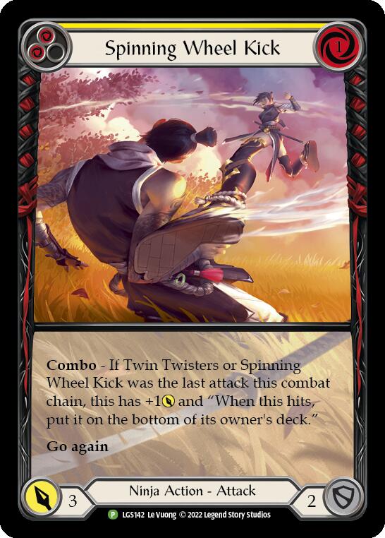 Spinning Wheel Kick (Yellow) - LGS142 [PR - LGS142]