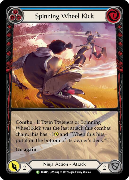Spinning Wheel Kick (Blue) - LGS143