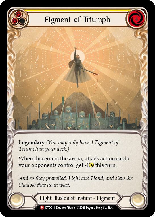 Figment of Triumph // Victoria, Archangel of Triumph (Back)
